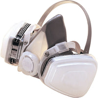 3M Dual Cartridge Respirator Assembly, Thermoplastic/Elastomer, Small - 2 Pack-Facepiece Material: Elastomer