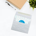 JAM Paper A8 Invitation Envelopes, 5.5 x 8.125, Parchment Blue Recycled, 250 Pack (10411H)-Envelope Size: 5.5" x 8.13"