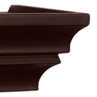 kieragrace Madison Contoured Wall Ledge & Shelf, 16", Espresso, 3 Pack-Floating shelf measures 3x16x4.75"