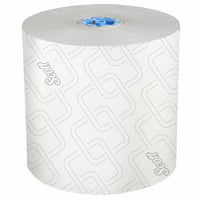 Scott Pro High-Capacity Hard Roll Towels - with Elevated Design and Absorbency Pockets - for Blue Core Dispensers - White - 6 Pack-1150'/Roll