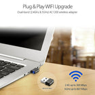 ASUS Dual Band AC1200 USB-AC53 Nano USB WiFi Adapter-Instant WiFi upgrade for desktops and laptops to 802.11ac compatibility for extended wireless coverage and higher data transfer speeds