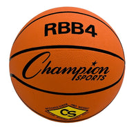 Champion Sports Intermediate Pro Rubber Basketball, 2 Pack (CHSRBB4)-Rubber basketball