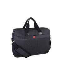 Swissgear SWA0936 15.6" Laptop Ultraslim Notebook Bag with Charging Pocket, Black-Adjustable and removable shoulder straps with non-slip pad provide you with another way of carrying your bag comfortably