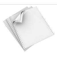 Domtar Carbonless Computer 2-Part Paper - 15 lb. - 9-1/2" x 11" Blank - 1700 Sheets-Continuous feed printer