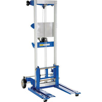 Vestil Winch-Operated Fork Lift Stacker, Straddle Design, 68" Raised Height (A-LIFT-S)-Lifting Capacity: 500 lbs.