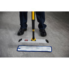 Rubbermaid Commercial HYGEN 18" Microfiber Mop Pad - Red-Removes 99.7% or more of tested virus and bacteria with water only*