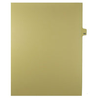Mark Maker Legal Exhibit Index Tab Buff Single Tabs, 1/25th Cut, Letter Size, No Holes, Number 183, 25 Pack-Buff Single Tabs, 1/25th Cut
