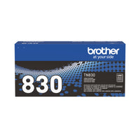 Brother Genuine TN830 Toner Cartridge - Standard Yield - Black-With reliable, consistent performance, Brother Genuine Toner produces premium black & white laser prints in crisp, sharp tones that won’t fade or smudge