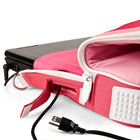 Vangoddy 13" Laptop Messenger Bag - Pink-Laptop Compartment fits up to 13.3" Laptop