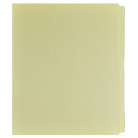 Mark Maker Legal Exhibit Index Tab Set of Buff Single Tabs, 1/25th Cut, Letter Size, No Holes, Blank-Buff Single Tabs, 1/25th Cut