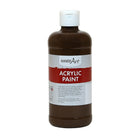 Handy Art Student Acrylic Paint Burnt Umber 16oz, 3 Pack (RPC101090)-Acrylic paint that can be used on most any surface!