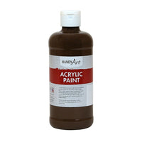 Handy Art Student Acrylic Paint Burnt Umber 16oz, 3 Pack (RPC101090)-Acrylic paint that can be used on most any surface!
