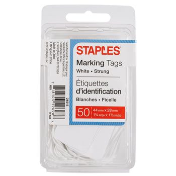Staples Retail Marking and Pricing Tags with String - 1-3/4" x 1-3/32 ...