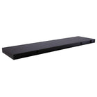 kieragrace Stockholm Aberg Floating Shelf w/ LED Light - Black, 36", Matte Finish-Measurement: the black floating shelf measures 9.25"L x 23.6"W x 1.5"H in dimensions and can hold up to 10 pounds of decorative fixtures