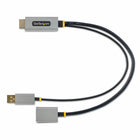 StarTech Active 4K HDMI 2.0 to DisplayPort 1.2 Adapter Cable - 1ft - Black/Grey-Plug and play setup works with any HDMI 2.0 source, including, laptop, desktop, Ultrabook, MacBook or Chromebook