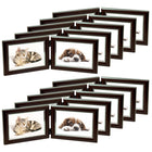 Elementals Dual Picture Photo Frame for 2 6" W x 4" H Pictures - Horizontal - 10 Pack-Displays two photos in 6 x 4" landscape orientation