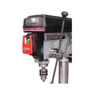 King 17" Floor Drill Press, (KC-118FC)-Line interruption electro-mechanical switch needs a restart after a power failure

