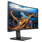 Philips B Line 34" Ultra-Wide QHD VA LCD Curved Gaming Monitor - 346B1C-Ports:  HDMI, DisplayPort, USB-C