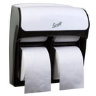 Scott Pro 4-Roll Capacity SRB Scott Pro/Cottonelle Bath Tissue Dispenser (44517) - White-4 roll toilet paper dispenser system 