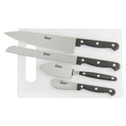 Clauss 5-Piece Breakroom Knife Set with Cutting Board, (18633)-Perfect for Workplace Celebrations and Meals