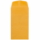 JAM Paper #6 Coin Business Recycled Envelopes - 3 3/8" x 6" - Brown Kraft - 100 Pack-Size: #6 (3 3/8 x 6 inches)