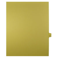 Mark Maker Legal Exhibit Index Tab Buff Single Tabs, 1/25th Cut, Letter Size, No Holes, Number 41, 25 Pack-Buff Single Tabs, 1/25th Cut