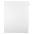 Mark Maker Legal Exhibit Index Tab White Single Tabs, 1/25th Cut, Letter Size, No Holes, Number 77, 25 Pack-White Single Tabs, 1/25th Cut