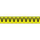 Accuform Signs Identify Locations, Supplies & Tools, Individual Letter & Number Markers, V, 1", 30 Pack-Character V