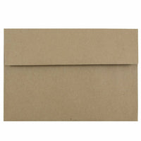JAM Paper A10 Invitation Envelopes, 6 x 9.5, Brown Kraft Paper Bag Recycled, 1000 Pack (LEKR850B)-Brown