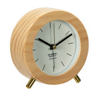 General Supply Goods + Co Tick and Tock Wood Alarm Clock-Quartz movement