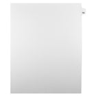 Mark Maker Legal Tabs - Letter Size - White - 1/25th cut - 25 tabs per package - 5 packages Pack - Number 102-White Single Tabs