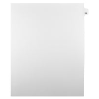 Mark Maker Legal Tabs - Letter Size - White - 1/25th cut - 25 tabs per package - 5 packages Pack - Number 102-White Single Tabs