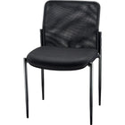 Staples Roaken Mesh Guest Chair without Arms - Black-No arms