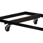 Flash Furniture Black Folding Table Dolly for 30"W x 72"D Rectangular Folding Tables-Accommodates 30''W x 72''D Rectangular Tables