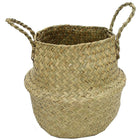 Cathay Importers Seagrass Basket with PVC Hard Liner, Natural, 3 Pack (EC-08-1943)-Natural seagrass woven material