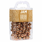 JAM Paper Colorful Push Pins - Round Head Map Thumb Tacks - Rose Gold - 100 Pack-Quantity: 100 Push Pins