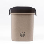 Minimal Natural Fiber Tumbler, 380ml, Leak-Proof-Food Grade tight silicone seal / components, BPA Free