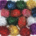 Chenille Craft Glitter Poms, Assorted, 240 Pack (CK-811501)-Age group and grade: Ages 3 - 18 and grades pre-school - 12th