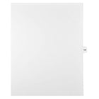 Mark Maker Legal Exhibit Index Tab White Single Tabs, 1/15th Cut, Letter Size, No Holes, Number 128, 25 Pack-White Single Tabs, 1/15th Cut
