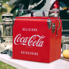 Coca-Cola Vintage Ice Chest, 13L-Metal exterior with paint finish