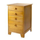 Winsome Studio Filing Cabinet, Honey-This file cabinet provides convenience in a classic and sturdy form.