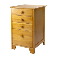 Winsome Studio Filing Cabinet, Honey-This file cabinet provides convenience in a classic and sturdy form.