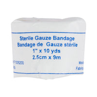 Wasip Gauze Roll - 2.5cm x 9m-Use as a first layer of protection to cover