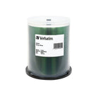 Verbatim CD-R 700MB 52X Shiny Silver Silk Screen Printable, 100 Pack-Blank CD-R media