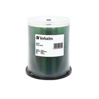 Verbatim CD-R 700MB 52X Shiny Silver Silk Screen Printable, 100 Pack-Blank CD-R media