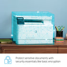 HP LaserJet Pro M182nw Multifunction Colour Laser Printer-Connectivity: Hi-Speed USB 2.0 port; built-in Fast Ethernet 10/100 Base-TX network port, Dual band 802.11n 2.4/5GHz wireless