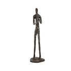 Truu Design Bronze-Look Saxophone Player Sculpture, 3.75 x 11.5 x 3.25 inches, Brown-Measurement: this cute saxophone player statue measures 4.5"L x 9.25"H x 2"W in dimensions