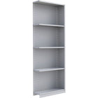 Metalware RK432 Boltless Shelving Unit, 5-Shelves, 36" x 18" x 100", Light Grey-Adjustable shelving system that provides high strength, yet economical storage capacity for your needs