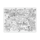 Crocodile Creek Day at the Museum Dinosaur Giant Coloring Poster, 33" x 44"-33" x 44"