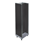 Azar Displays H-Unit Floor Display, 60" x 16", Black (700431-BLK)-Black plastic